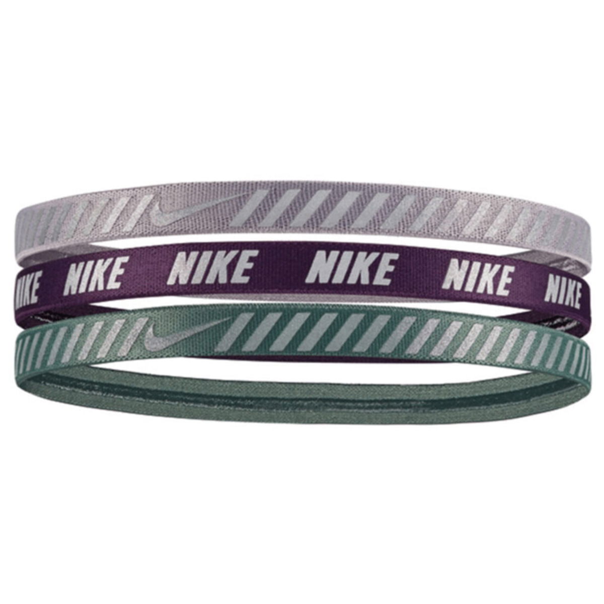 Printed Hazard Stripe Headbands Assorted 3Pk Unisex Gri Antrenman Saç Bandı N.000.0066.973.OS