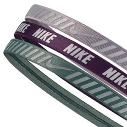 Printed Hazard Stripe Headbands Assorted 3Pk Unisex Gri Antrenman Saç Bandı N.000.0066.973.OS