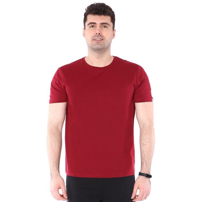 Spt Basic Erkek Bordo Günlük Stil Tişört 710200-0BR-SP 1279609