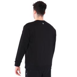 Spo-Oversweat Erkek Siyah Günlük Stil Sweatshirt 711238-SYH-R