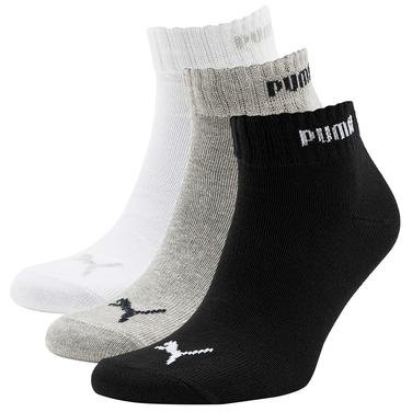 Unisex носки Puma Quarter-V 3P Çok Renkli Antrenman 88749804 для тренировок