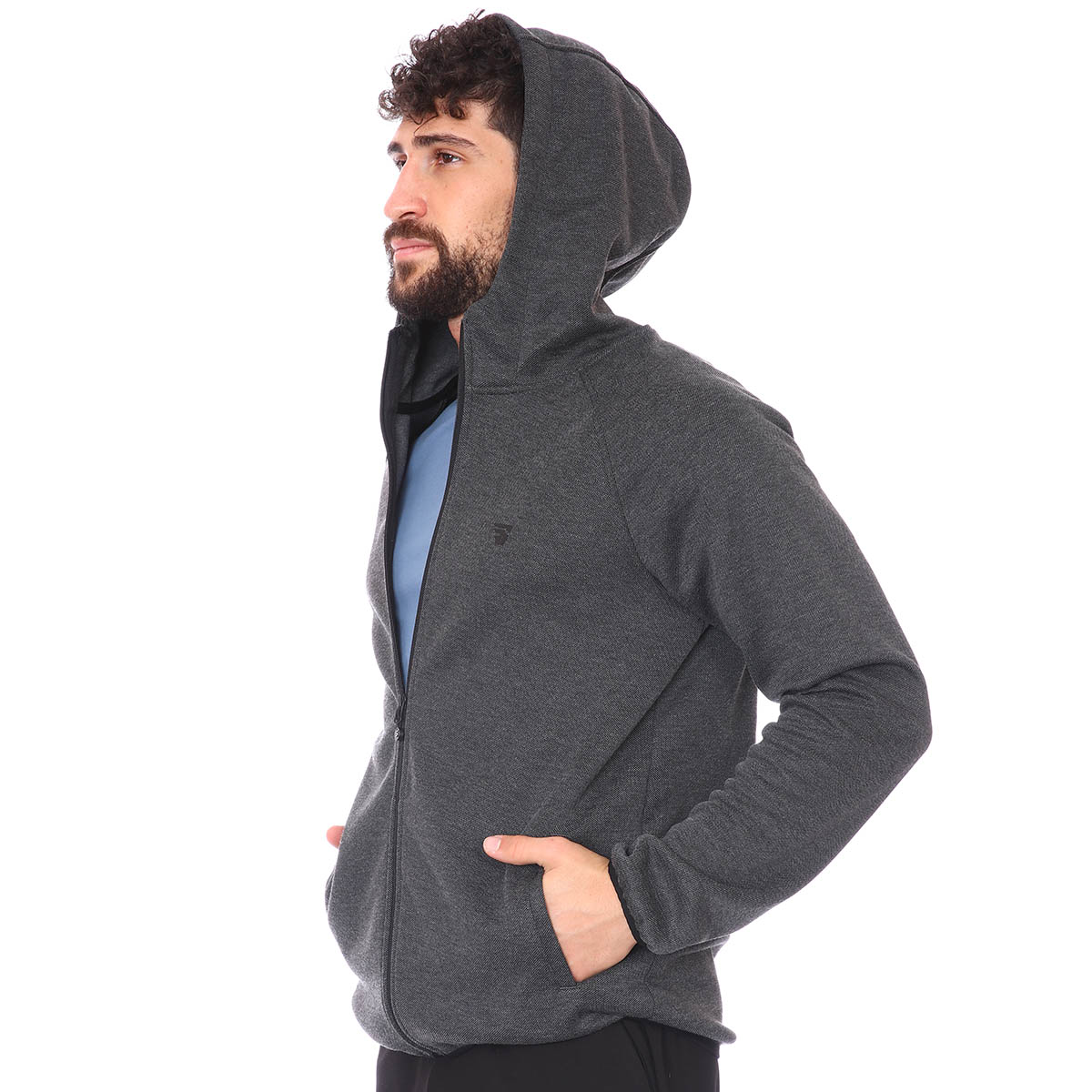 Spo-Mandoknewsweat Erkek Siyah Günlük Stil Sweatshirt 712202-SYH
