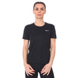 W Nk Miler Top Ss Kadın Siyah Koşu Tişört AJ8121-010