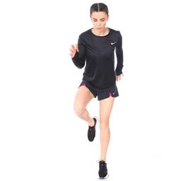 Miler Top Ls Kadın Siyah Koşu Uzun Kollu Tişört AJ8128-010
