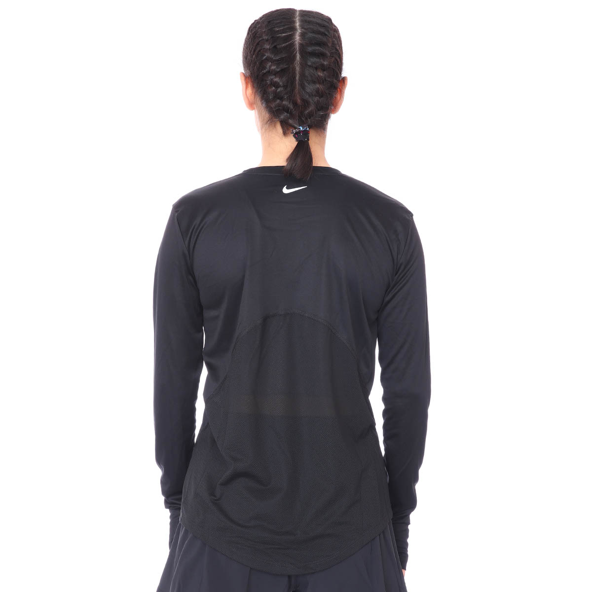 Miler Top Ls Kadın Siyah Koşu Uzun Kollu Tişört AJ8128-010