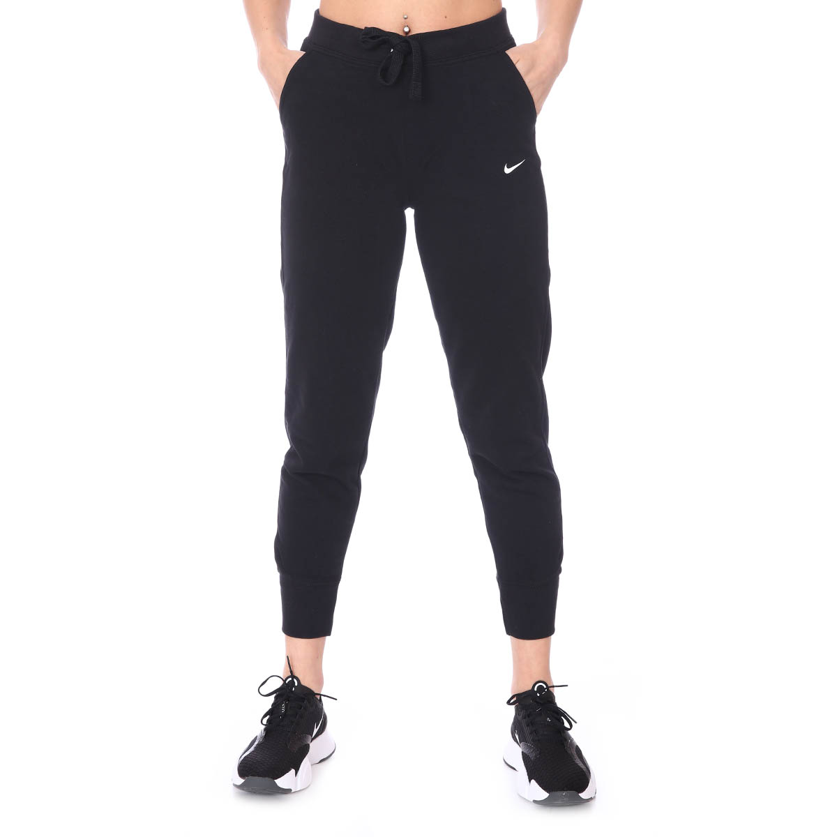 Dry Get Fit Flc Tp Pant Kadın Siyah Antrenman Eşofman Altı CU5495-010