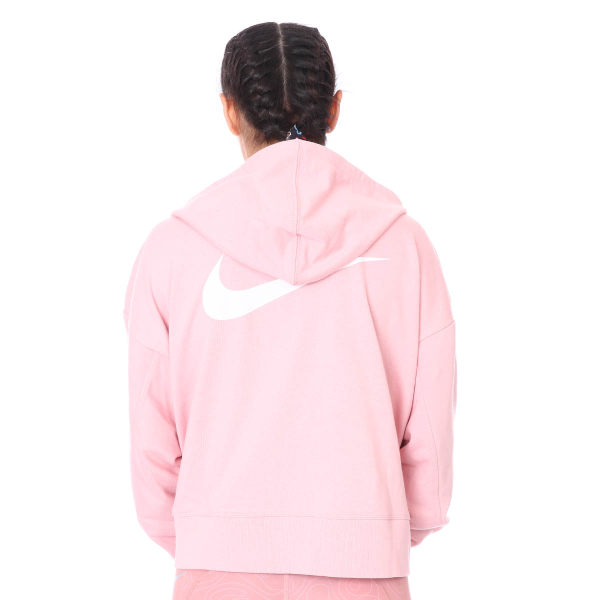W Nk Dry Get Fit Flc Grx Fz Kadın Pembe Antrenman Sweatshirt DA0378-630
