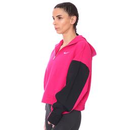 W Nsw Icn Clsh Hoodie Qz Mix Kadın Pembe Günlük Stil Sweatshirt CZ8164-615