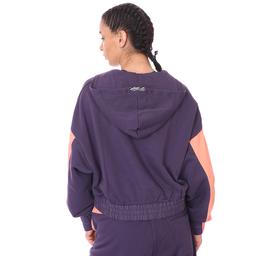 W Nsw Icn Clsh Hoodıe Qz Mix Kadın Mor Günlük Stil Sweatshirt CZ8164-573