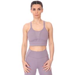 W Nk Dry Crp Lacing Top Lux Kadın Mor Antrenman Atlet DA0362-531