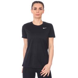 W Nk Dry Leg Tee Crew Kadın Siyah Antrenman Tişört AQ3210-010