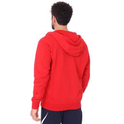 M Nsw Club Hoodie Fz Ft Erkek Kırmızı Günlük Stil Sweatshirt BV2648-657