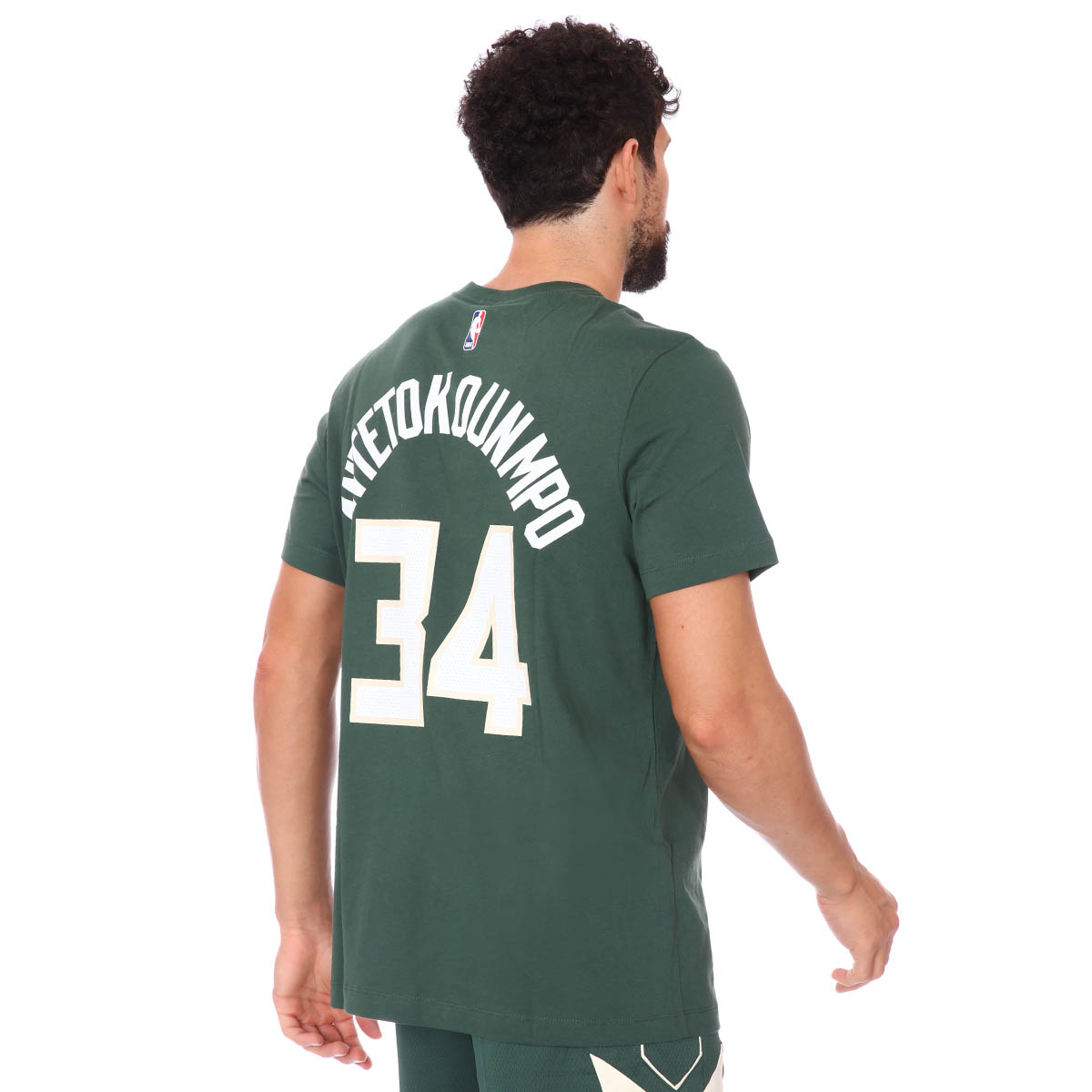 Milwaukee Bucks Earned Edition NBA Tee Es Nn Erkek Yeşil Basketbol Tişört CV8534-326