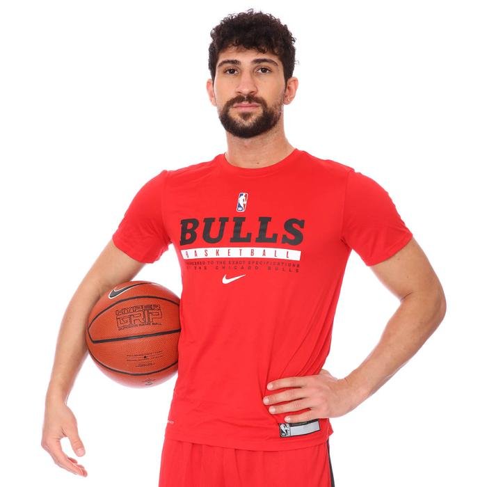 Chicago Bulls NBA Tee Es Prtc Gpx Ss Erkek Kırmızı Basketbol Tişört CK8189-657 1274914