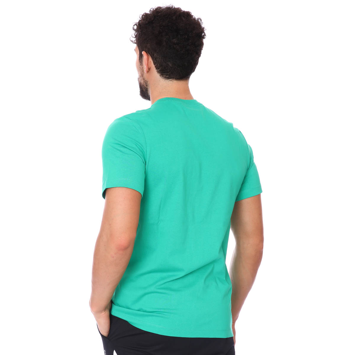 Air Jordan NBA Jumpman Air Hbr Ss Crew Erkek Yeşil Basketbol Tişört CV3425-372