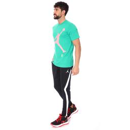 Air Jordan NBA Jumpman Air Hbr Ss Crew Erkek Yeşil Basketbol Tişört CV3425-372