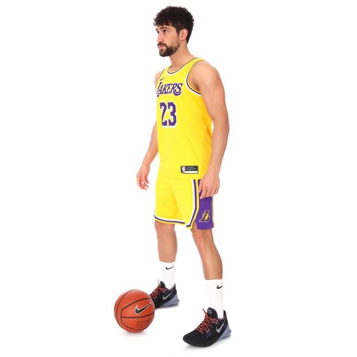 NBA Los Angeles Lakers Lebron Erkek Sarı Basketbol Şortu AJ5617-728 1274913