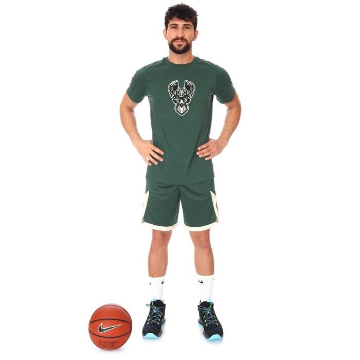 Milwaukee Bucks Earned Edition NBA Dry Tee Es Chrm Lgo Erkek Yeşil Basketbol Tişört CZ7283-323 1274958