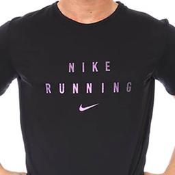 M Nk Rn Dvn Dri-Fit Miler Gx Erkek Siyah Koşu Tişört DA0444-010