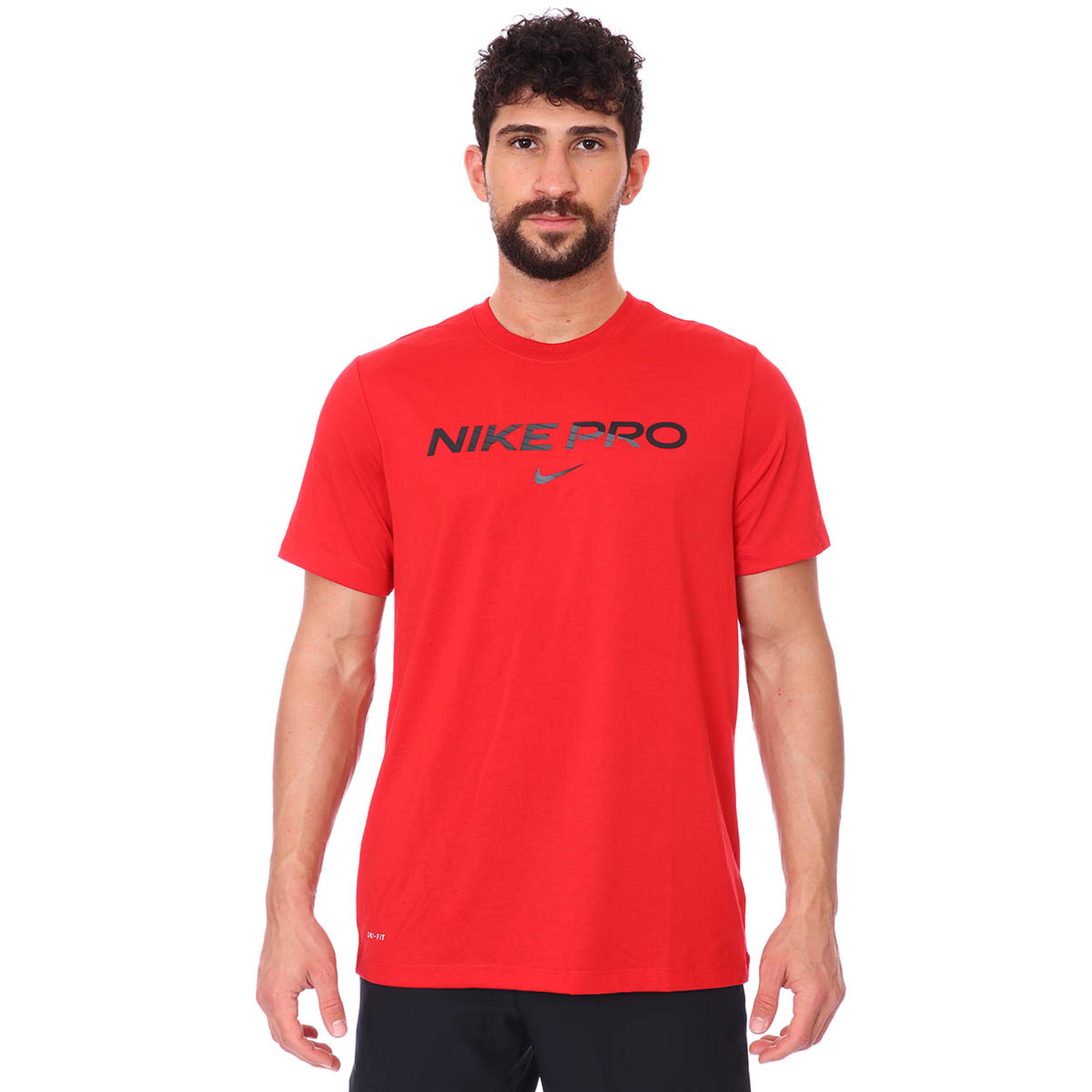 Pro Erkek Kırmızı Antrenman Tişört DA1587-657