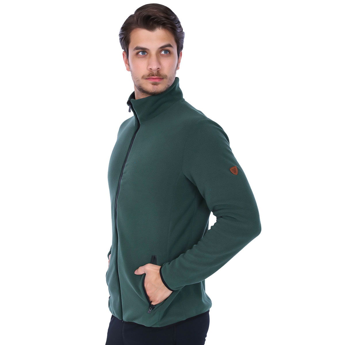 Spo-Polarman Erkek Yeşil Günlük Stil Polar 710079-00J-SP