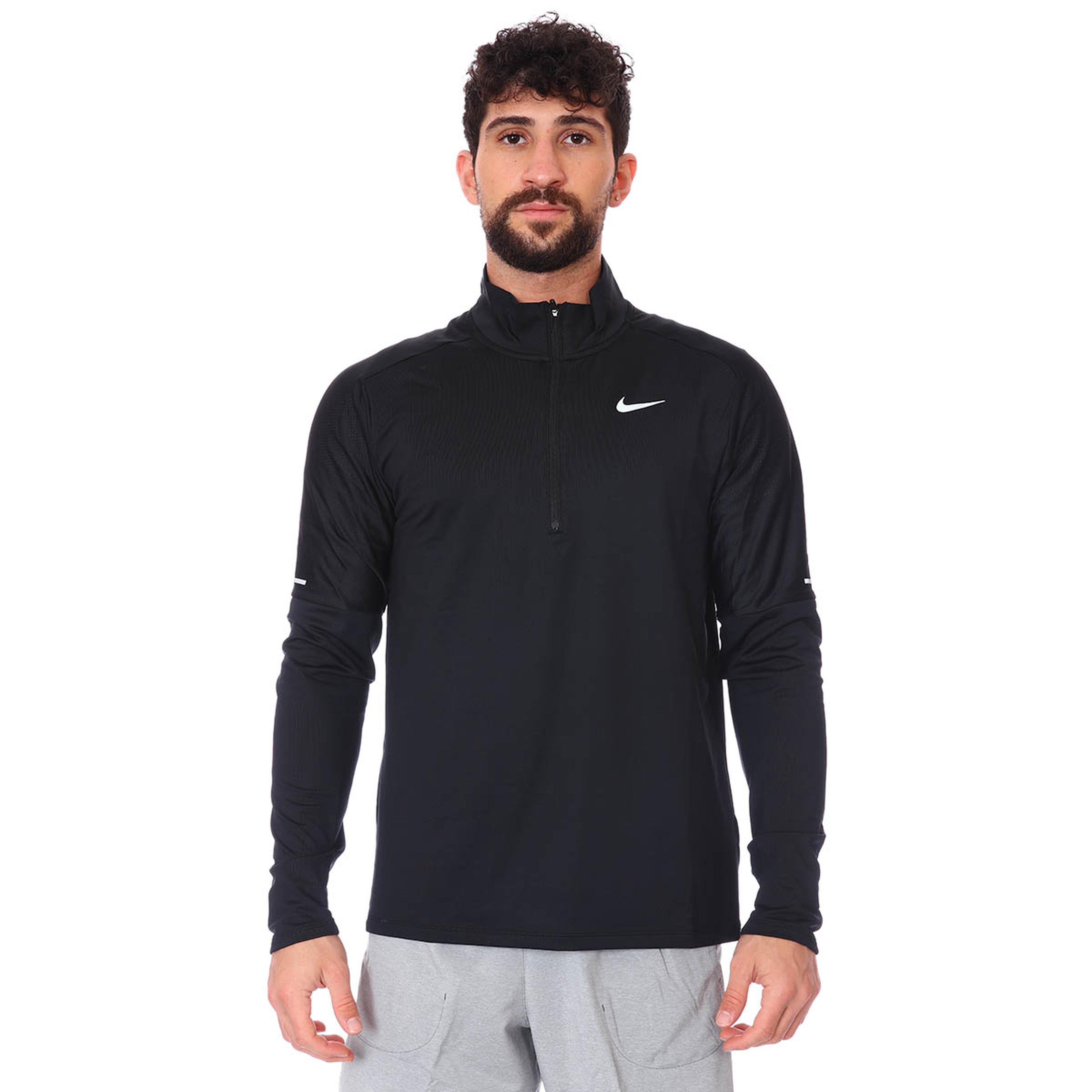 Df Elmnt Top Hz Erkek Siyah Koşu Uzun Kollu Tişört CU6073-010