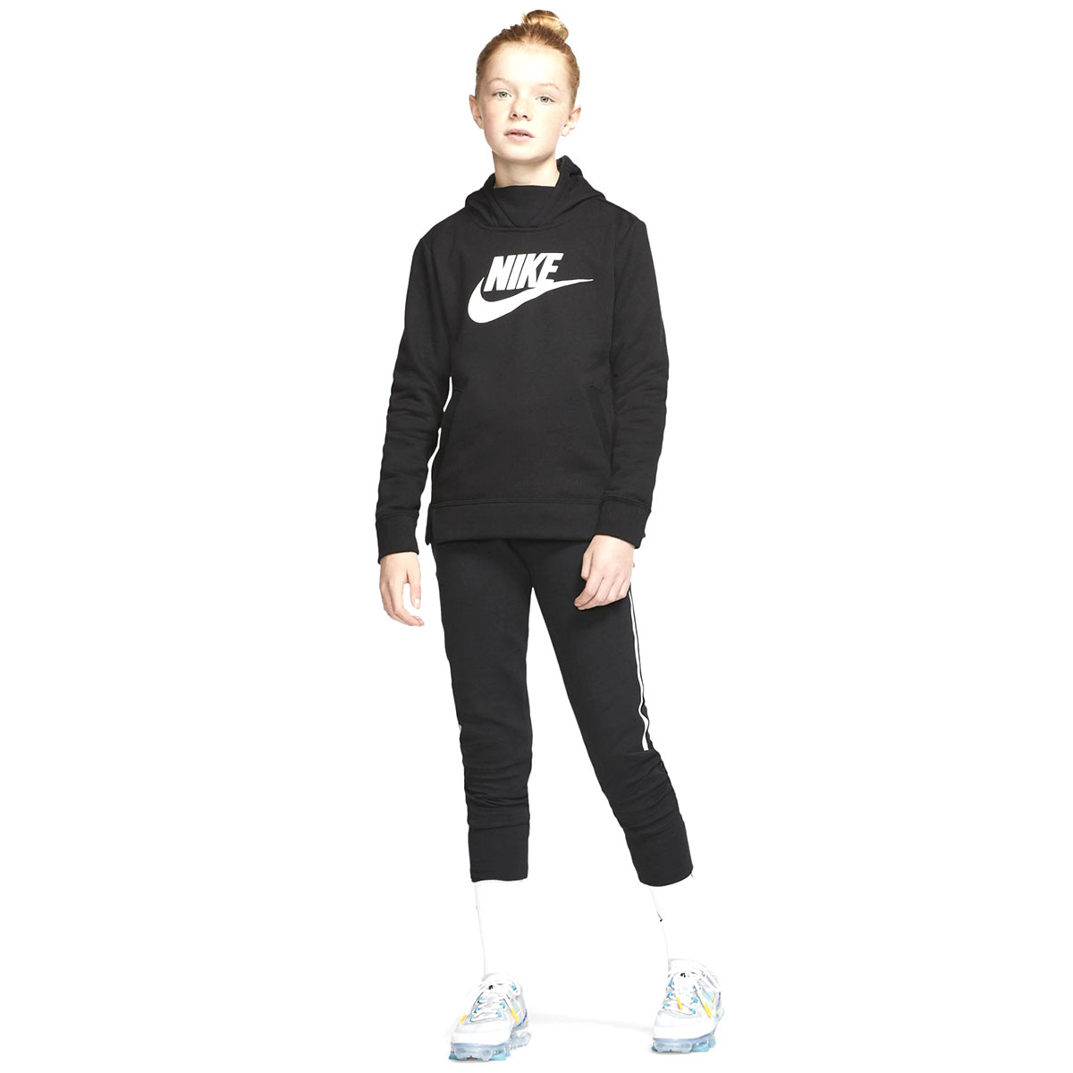 G Nsw Pe Pullover Çocuk Siyah Günlük Stil Sweatshirt BV2717-010