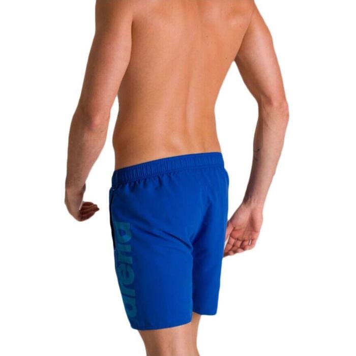 Fundamentals Logo Boxer Erkek Mavi Yüzücü Mayosu 1B344720 1147359