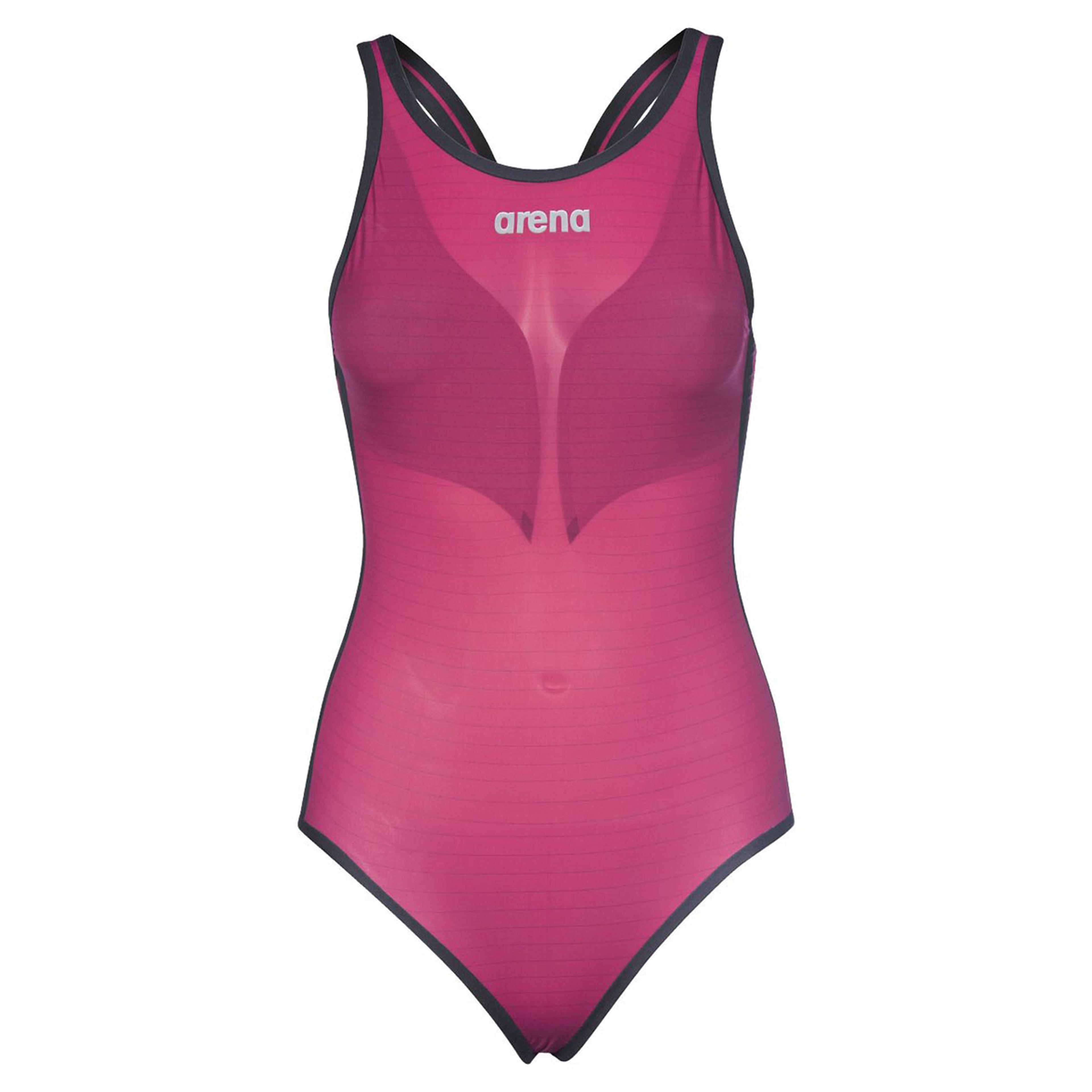 W Powerskin Carbon Duo Top Kadın Çok Renkli Yüzücü Yarış Mayosu 002757465
