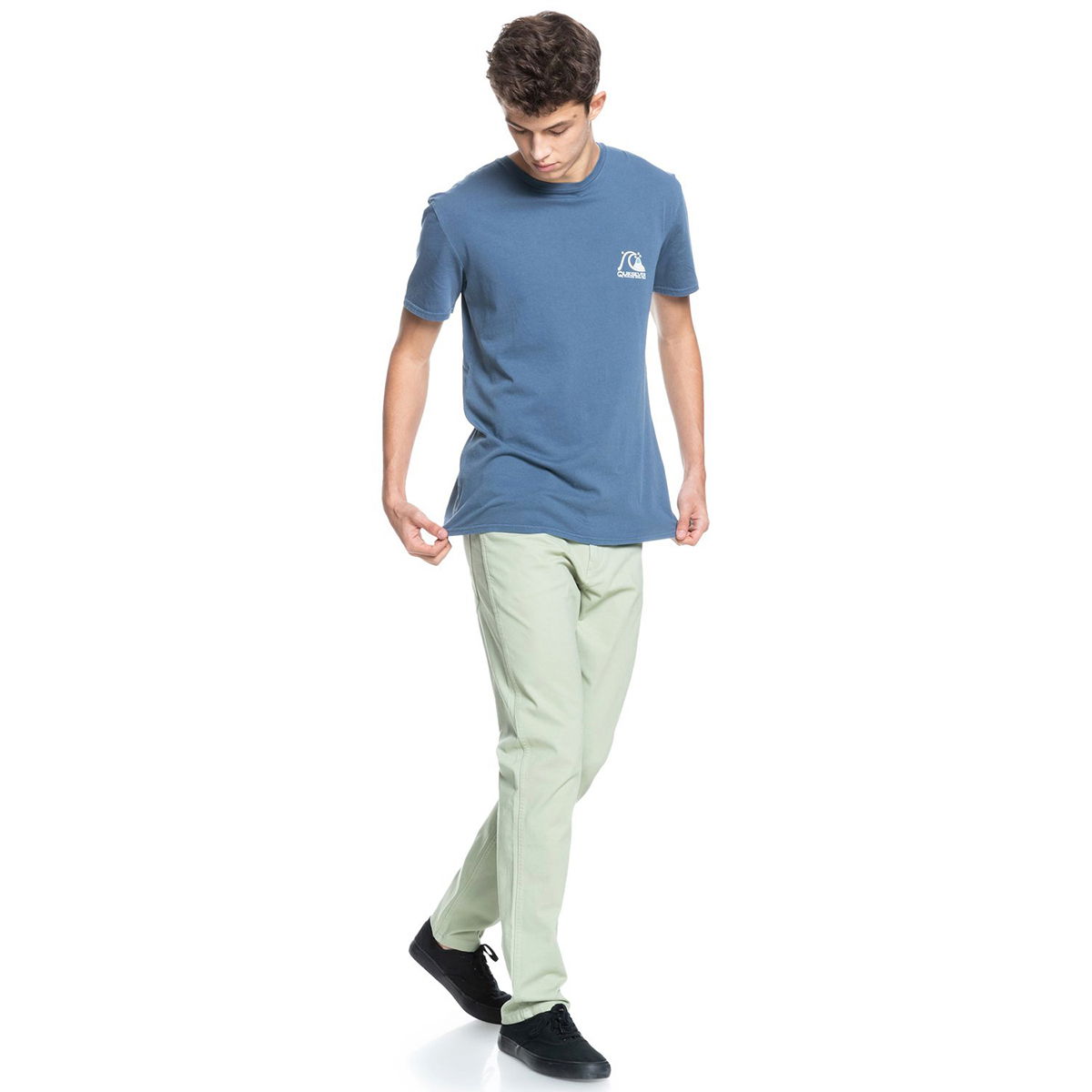Fresh Take Ss Erkek Mavi Günlük Stil Tişört EQYZT06354-BSG0