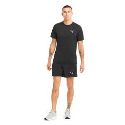 Run Favorite Heather Ss Erkek Siyah Antrenman Tişört 52020901