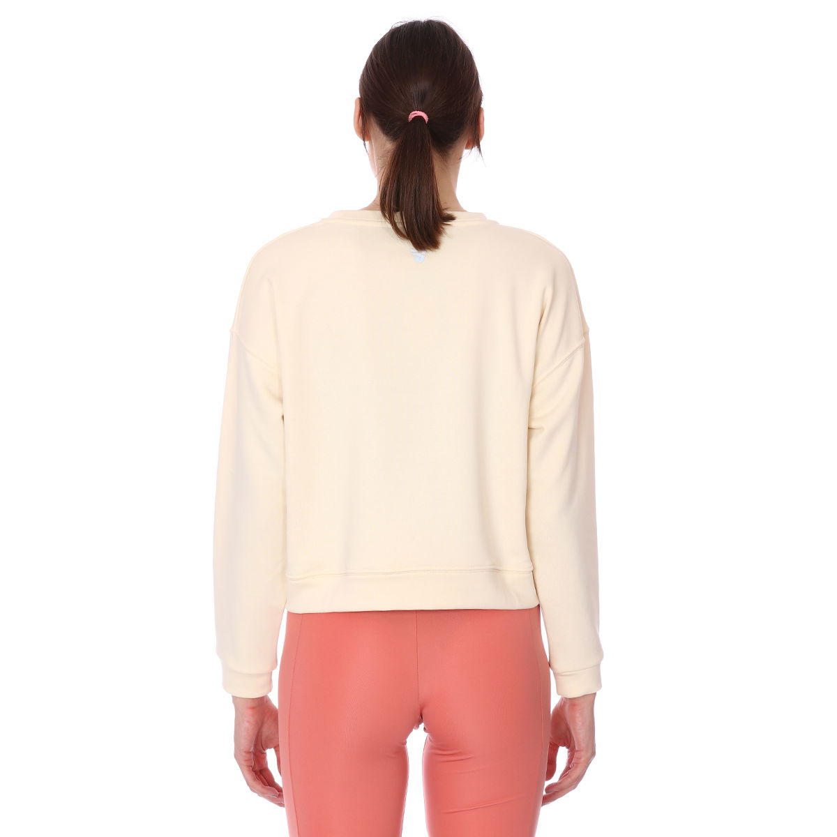 Spo-Overwomsweat Kadın Bej Günlük Stil Sweatshirt 711239-ECR-R