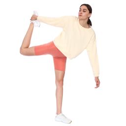 Spo-Overwomsweat Kadın Bej Günlük Stil Sweatshirt 711239-ECR-R