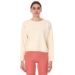 Spo-Overwomsweat Kadın Bej Günlük Stil Sweatshirt 711239-ECR-R