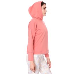 Spo-Firbolcropnewtop Kadın Pembe Günlük Stil Sweatshirt 712106-PMB