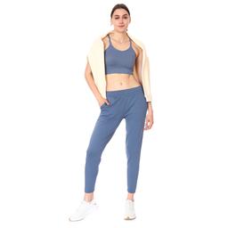 Wide Sweat Kadın Mavi Günlük Stil Eşofman Altı 712108-Lcv