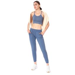 Wide Sweat Kadın Mavi Günlük Stil Eşofman Altı 712108-Lcv
