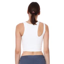 Spo-Assymetric Crop Kadın Bej Günlük Stil Sporcu Sütyeni 712102-EKR