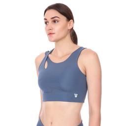 Spo-Assymetric Bra Kadın Mavi Günlük Stil Sporcu Sütyeni 712109-LCV
