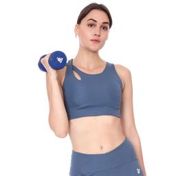 Spo-Assymetric Bra Kadın Mavi Günlük Stil Sporcu Sütyeni 712109-LCV