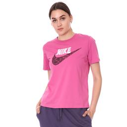 Icn Clsh Top Gfx Kadın Siyah Günlük Stil Tişört CJ2055-010