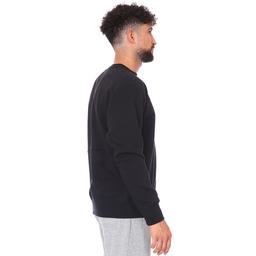 Jordan NBA Jumpman Air Fleece Crew Erkek Siyah Basketbol Uzun Kollu Tişört CT3455-011