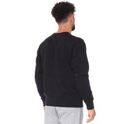 Jordan NBA Jumpman Air Fleece Crew Erkek Siyah Basketbol Uzun Kollu Tişört CT3455-011
