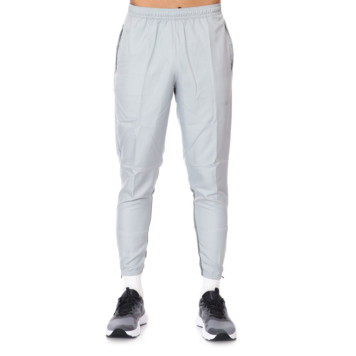 M Nk Essential Woven Pant Erkek Gri Koşu Eşofman Altı CU5498-077