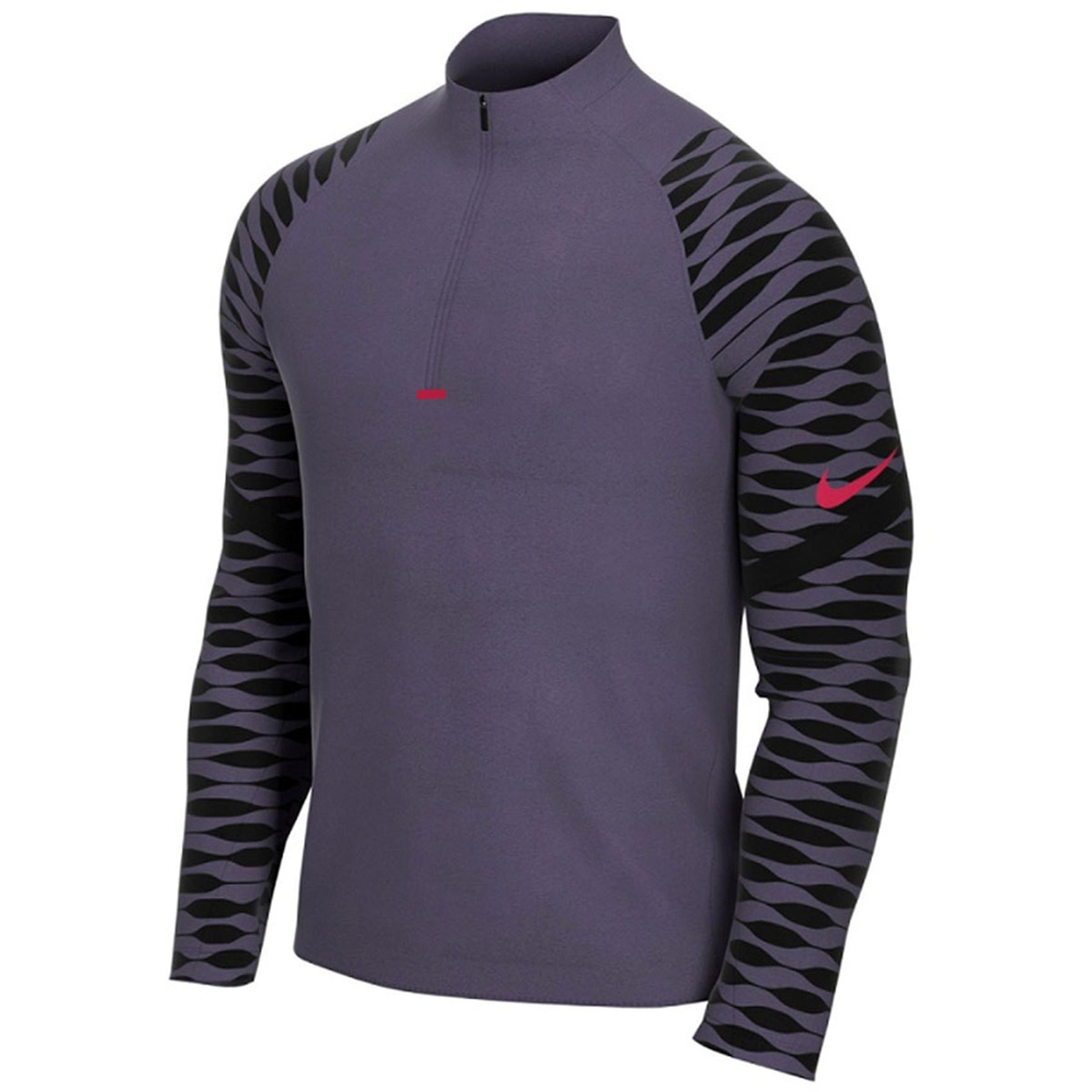Dri-Fit Strke21 Dril Top Erkek Mor Futbol Uzun Kollu Tişört CW5858-573