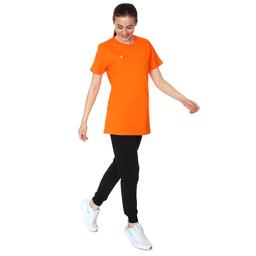 Basic Kadın Turuncu Günlük Stil Tişört TKC100105-TRN