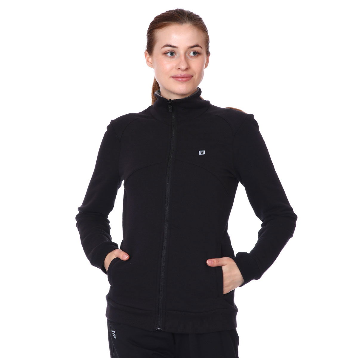Raswomust Kadın Siyah Günlük Stil Sweatshirt 711209-SYH