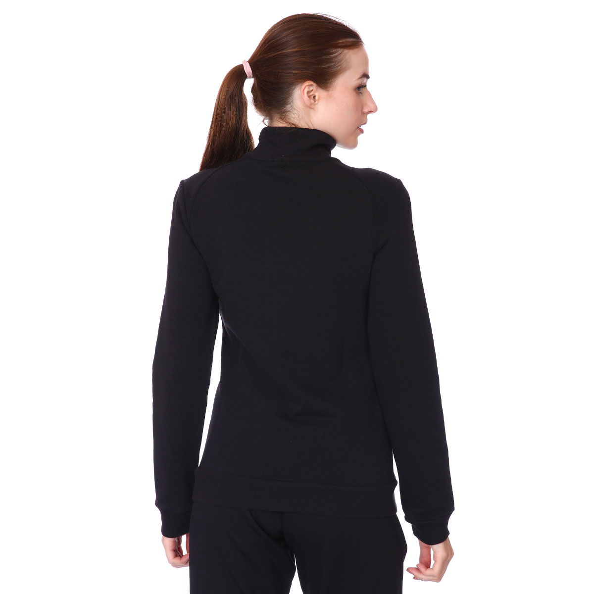 Raswomust Kadın Siyah Günlük Stil Sweatshirt 711209-SYH