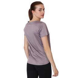 W Nk Swoosh Run Top Ss Kadın Mor Koşu Tişört CZ9278-531