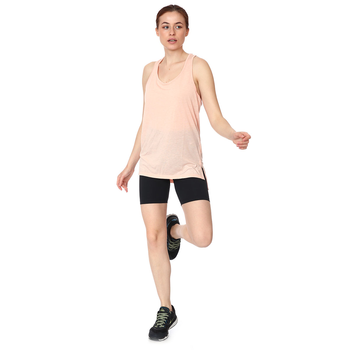 W Yoga Layer Tank Kadın Turuncu Antrenman Atlet CQ8826-800